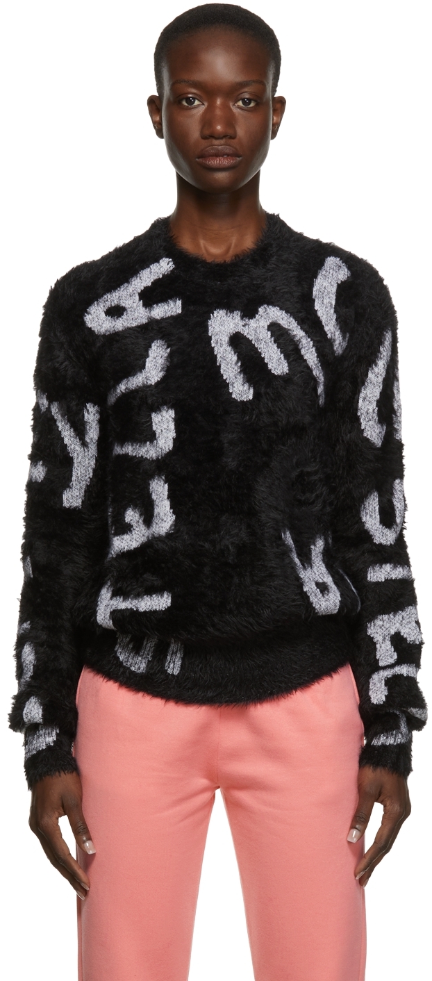 Stella McCartney Black Ed Curtis Edition Jacquard Knit Sweater