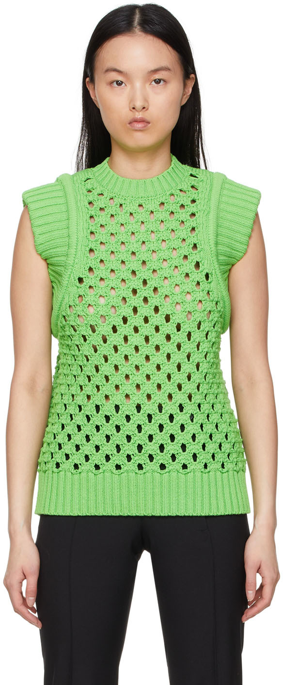 Green Cotton Vest