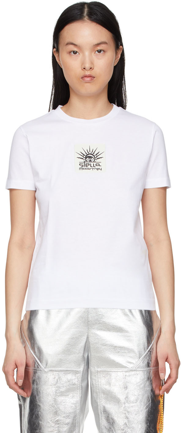 Stella McCartney White Cotton T-Shirt