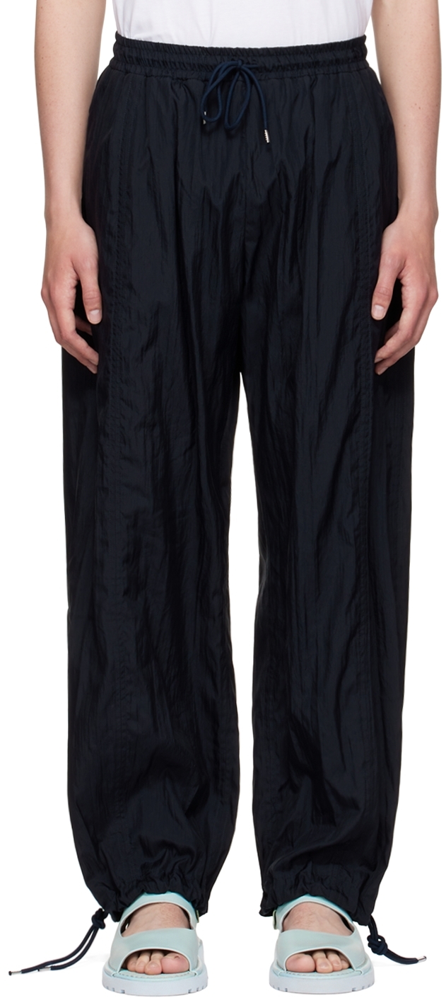 Stella McCartney Navy Nylon Trousers
