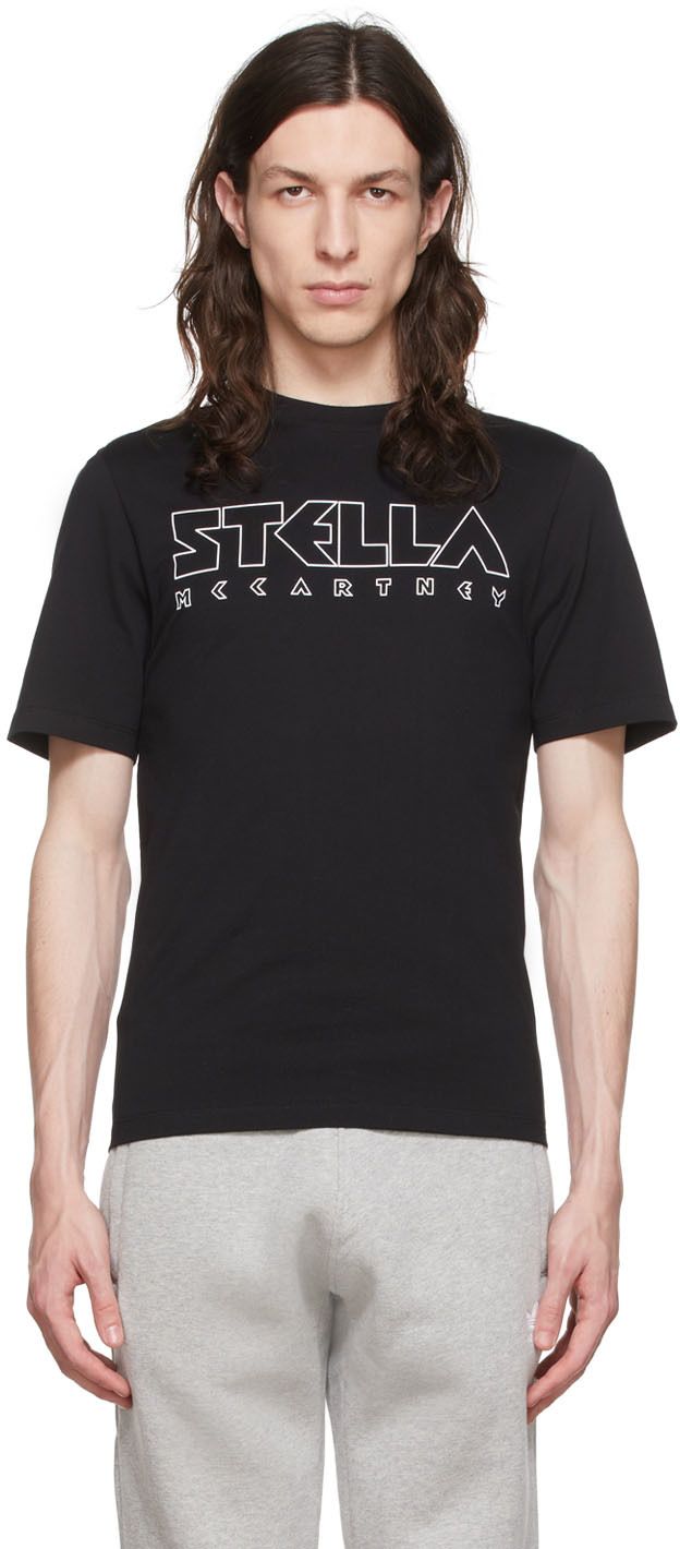 Stella McCartney Black Cotton T-Shirt