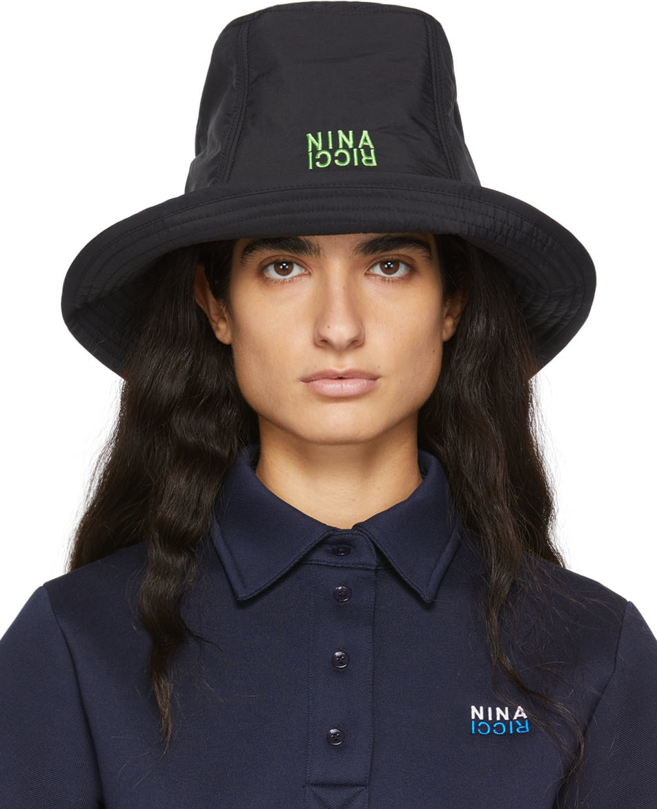 SSENSE Exclusive Black Tall Bucket Hat 