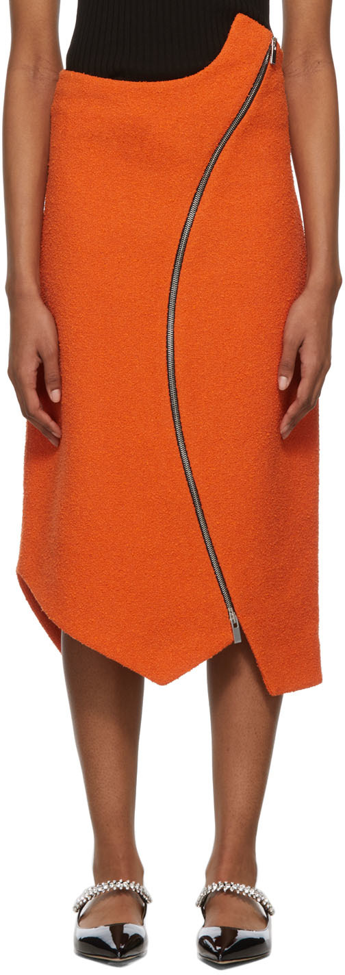 【関税込み】Nina Ricci オレンジ Look 1 スカート Orange Look 1 Skirt by Nina Ricci on Sale