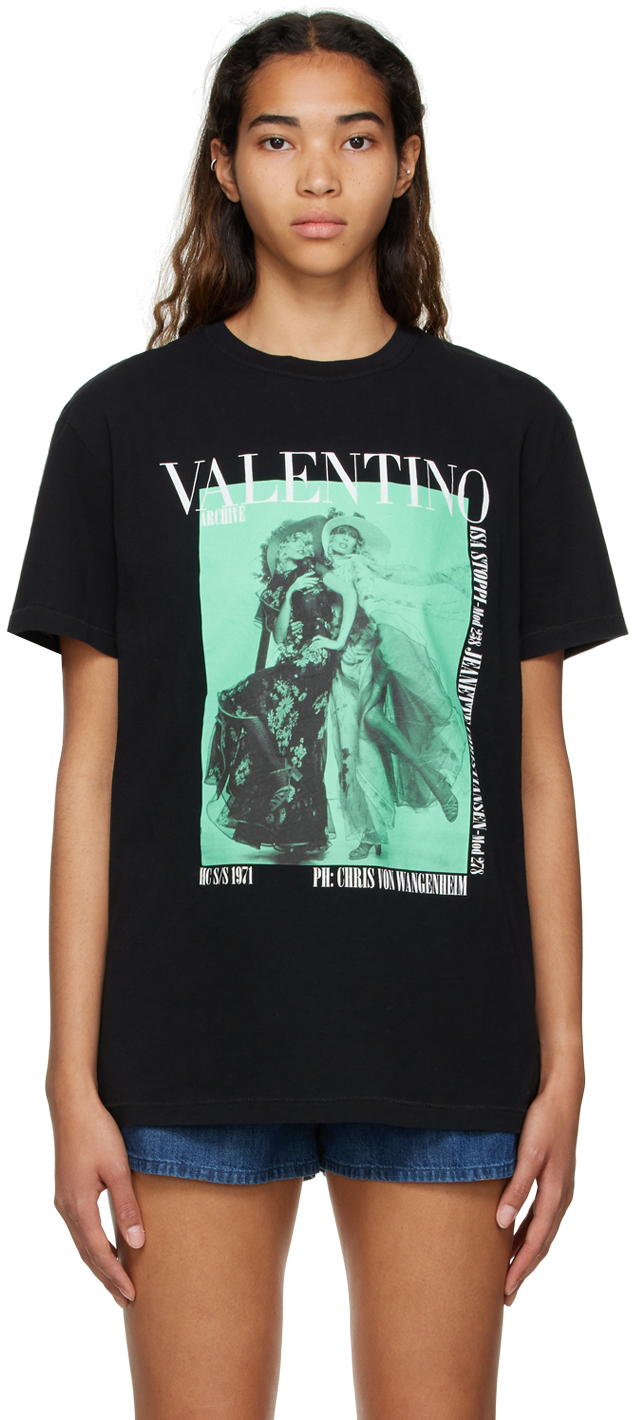 Valentino Black Valentino Archive 1971 T-Shirt