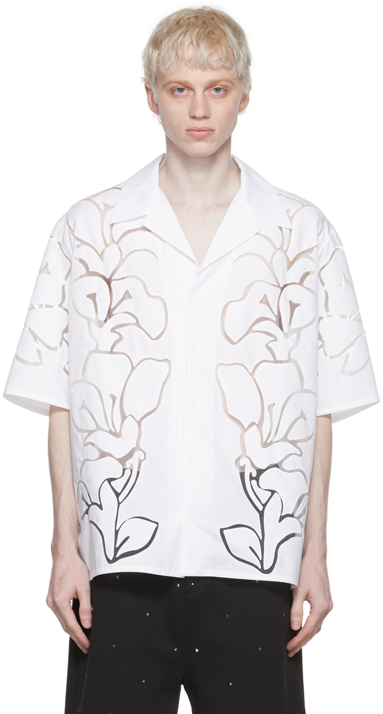 Valentino: White Cotton Shirt | SSENSE