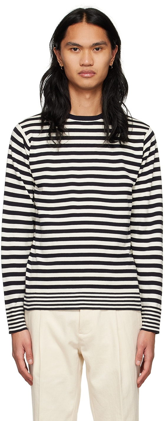 DOPPIAA: Navy Cotton Sweatshirt | SSENSE