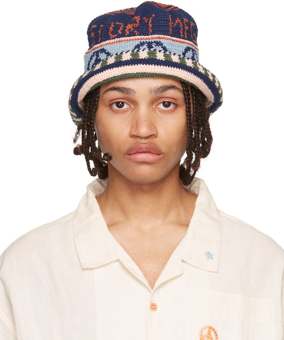 STORY mfg. Navy Brew Bucket Hat | Smart Closet