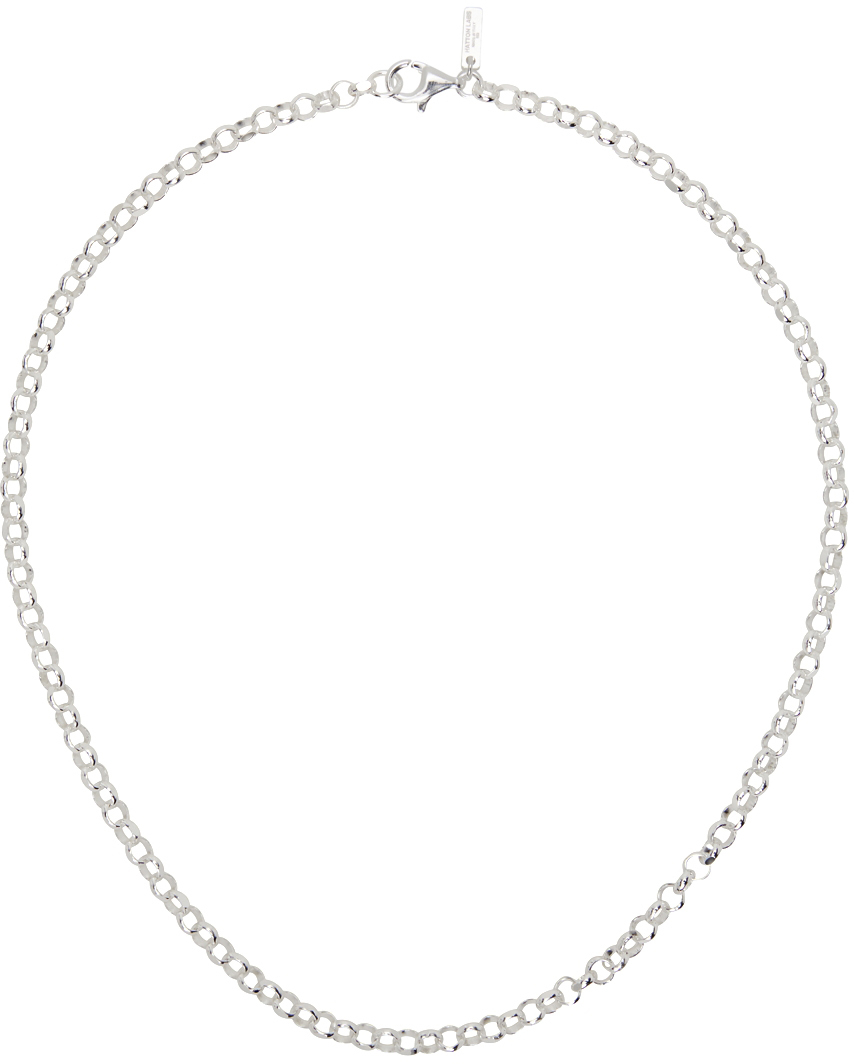Silver Diamond Cut Belcher Necklace