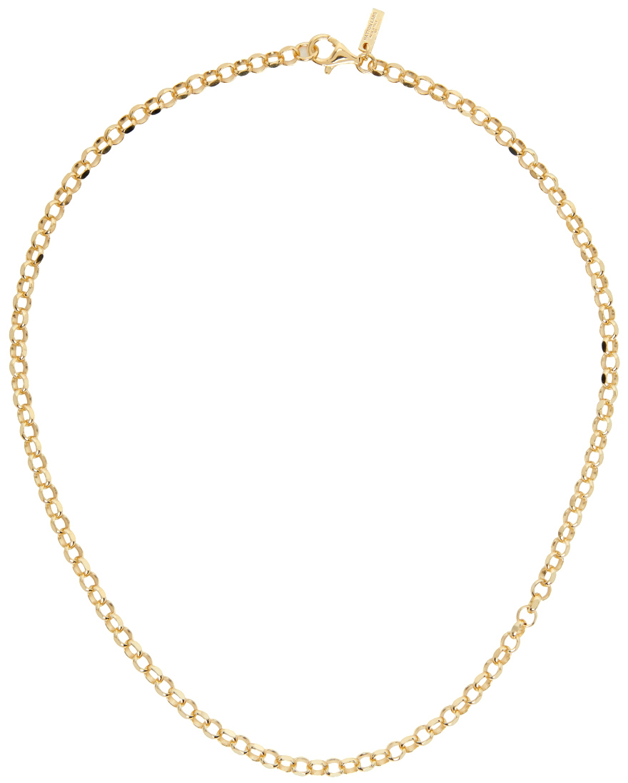 belcher chain necklace gold