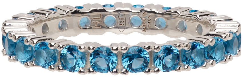 Blue Eternity Ring by Hatton Labs on Sale