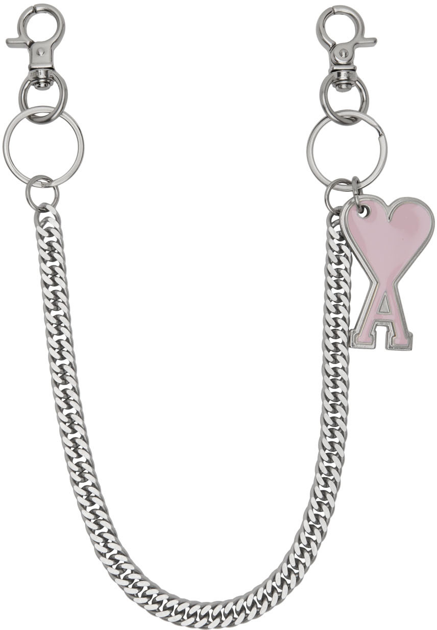 Pink Ami de Cœur Keychain SSENSE Women Accessories Keychains 