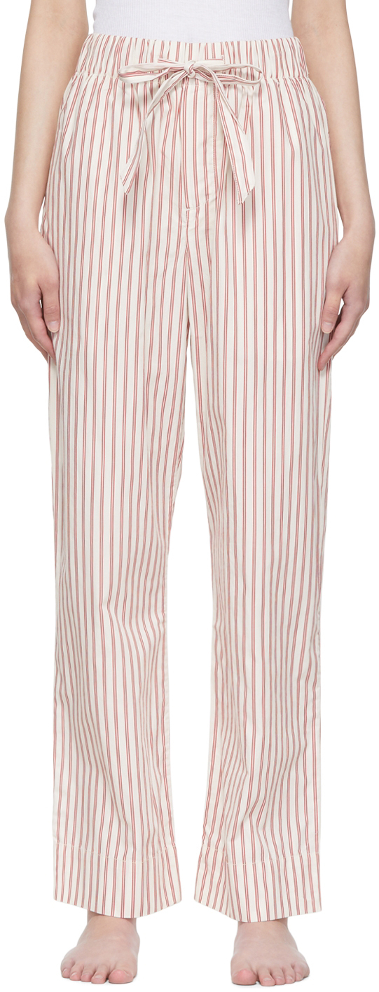 Tekla White Organic Cotton Pyjama Pants