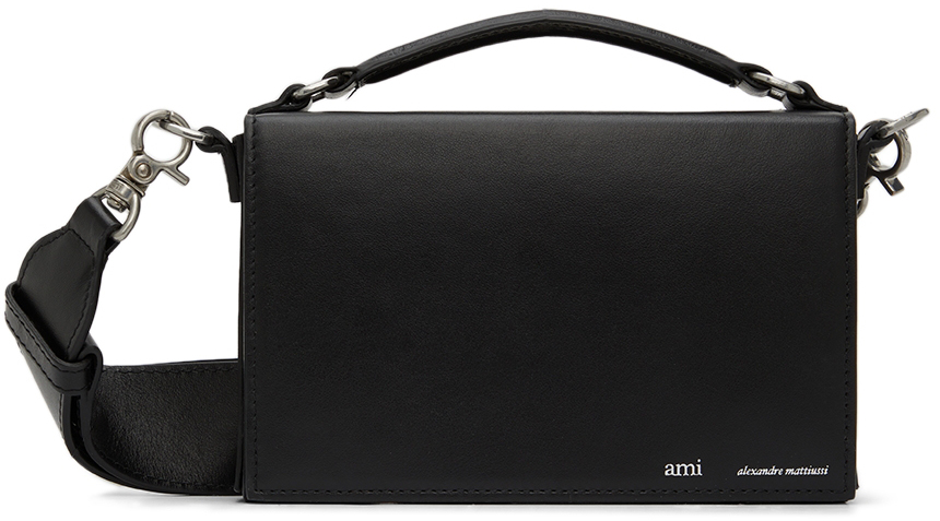 Ami Alexandre Mattiussi Black Lunch Box Bag In Black/001