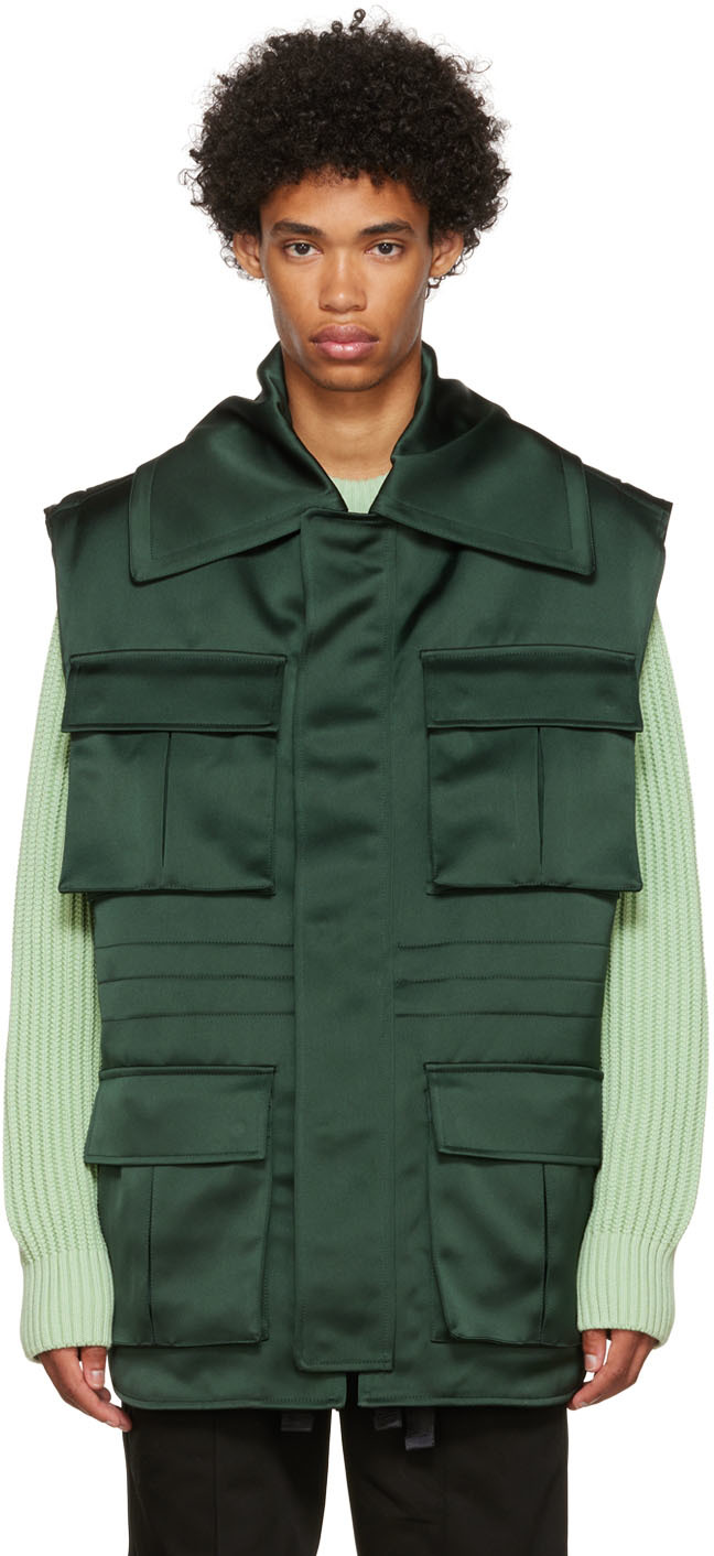 Green Polyester Vest