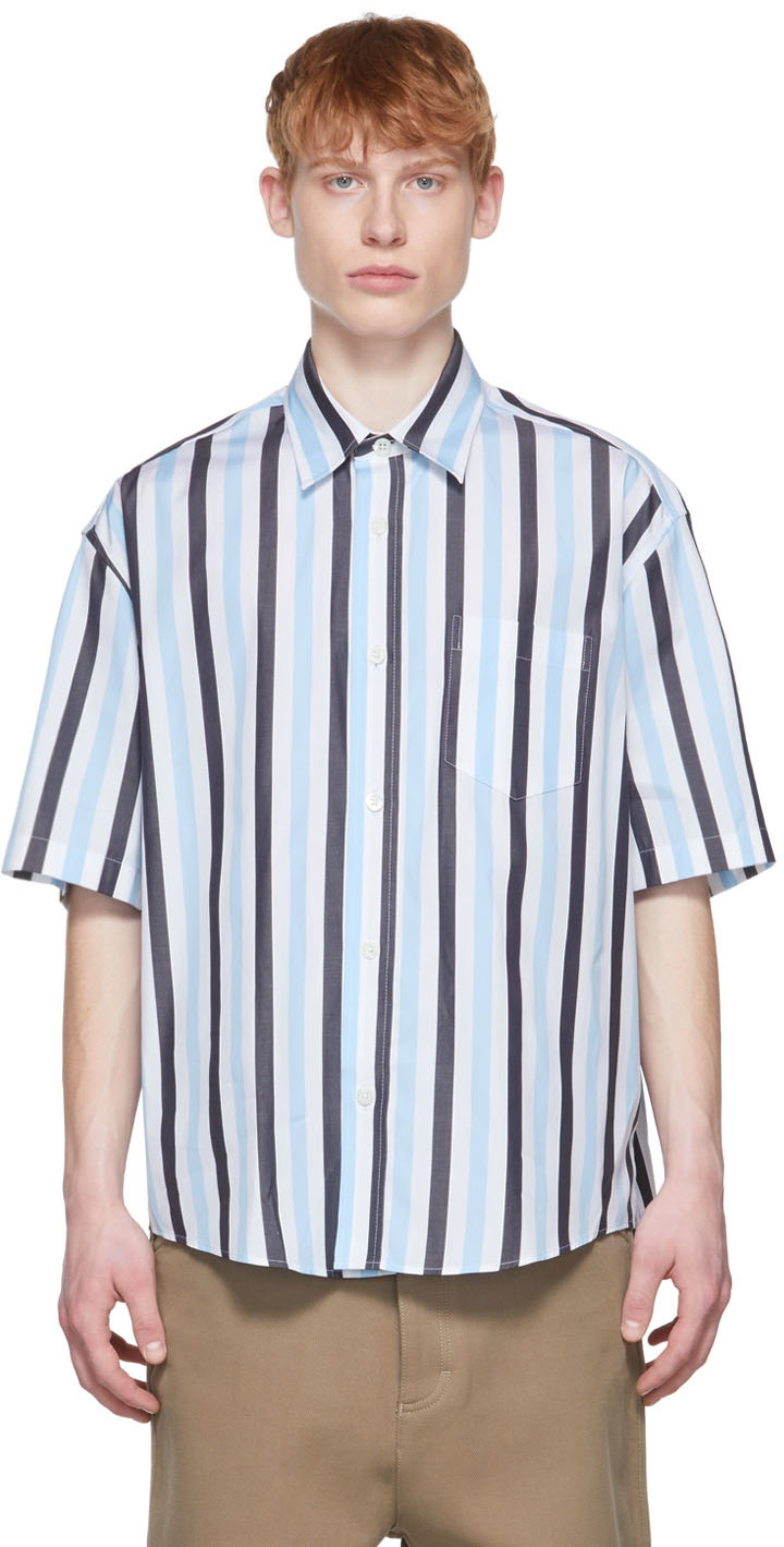 White Organic Cotton Short Sleeve Shirt 