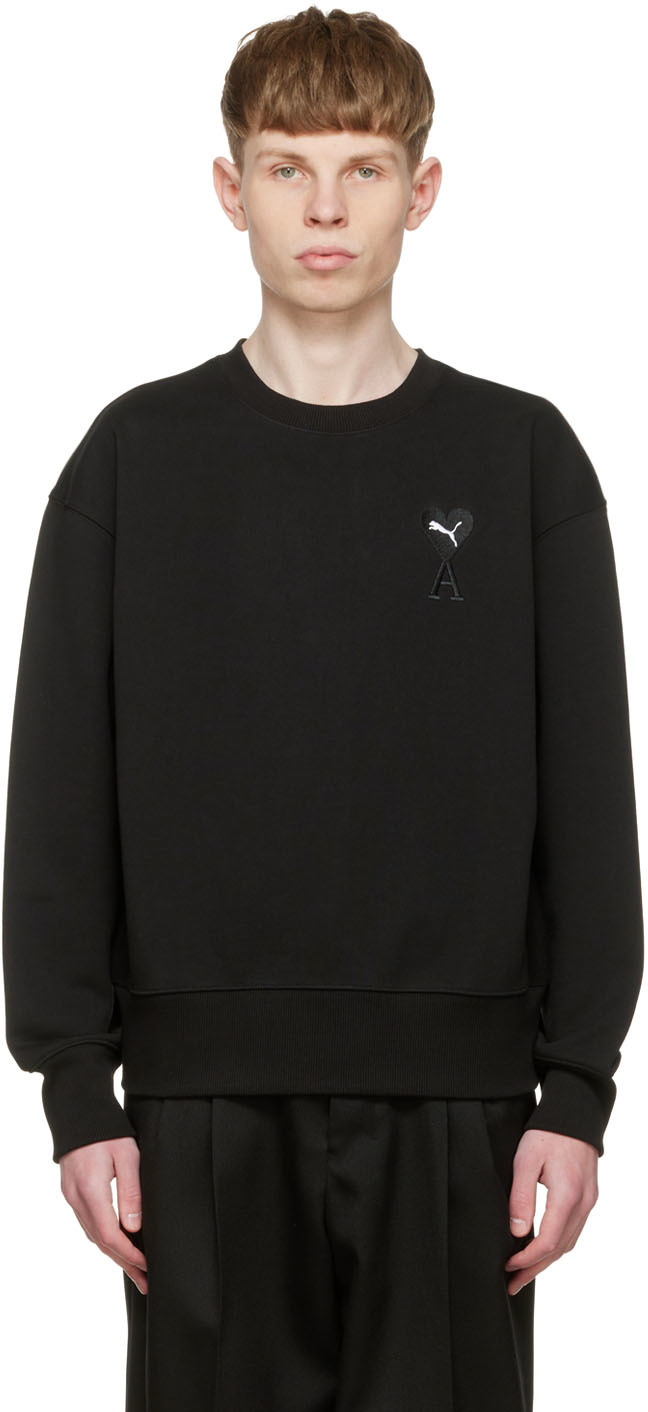 AMI Alexandre Mattiussi Black Puma Edition Sweatshirt