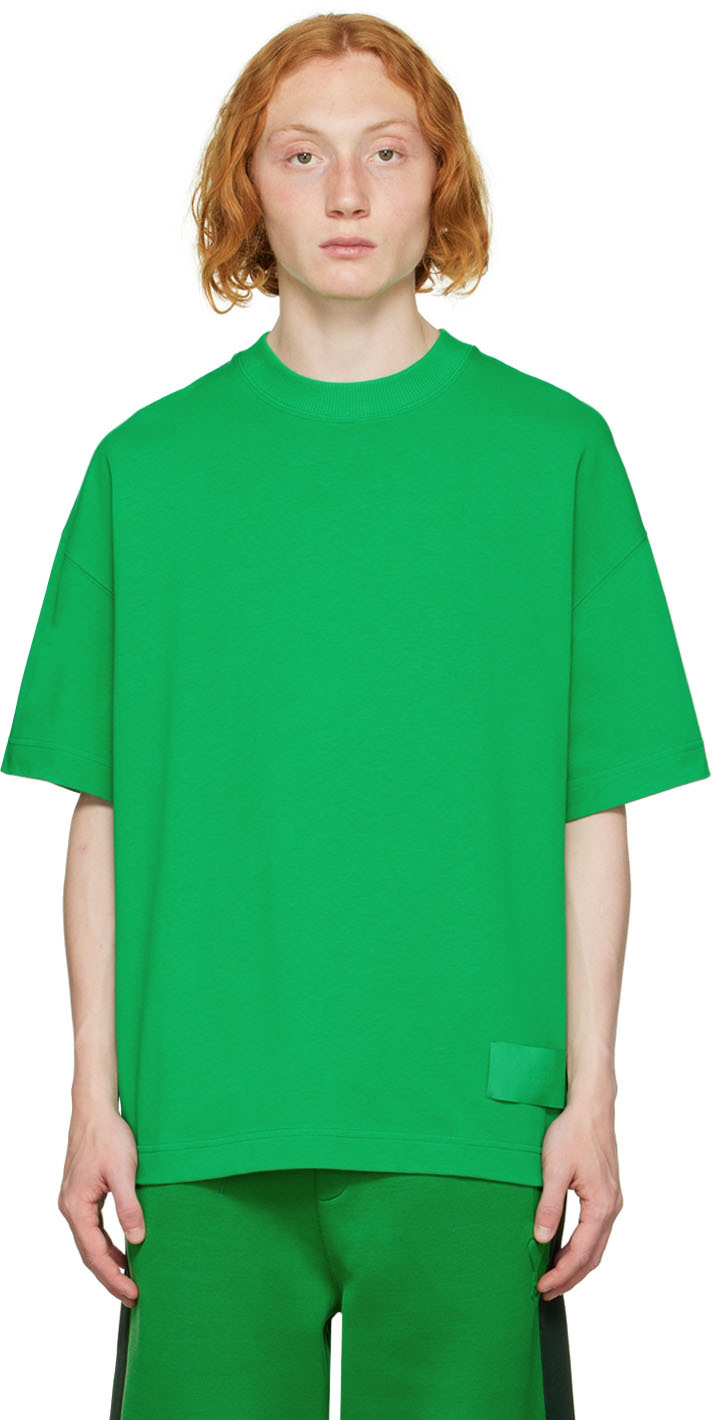AMI Alexandre Mattiussi Green Organic Cotton T-Shirt