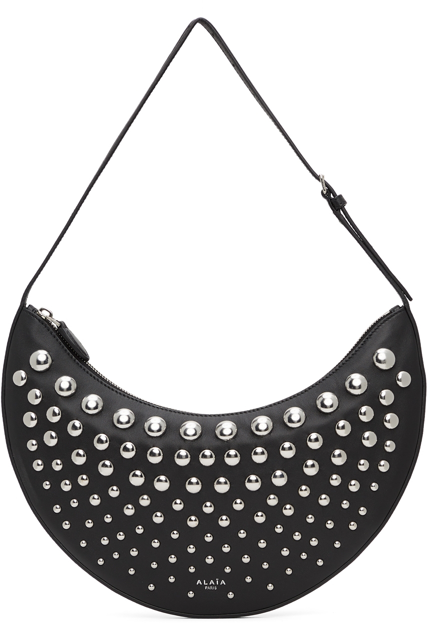 black studded bag