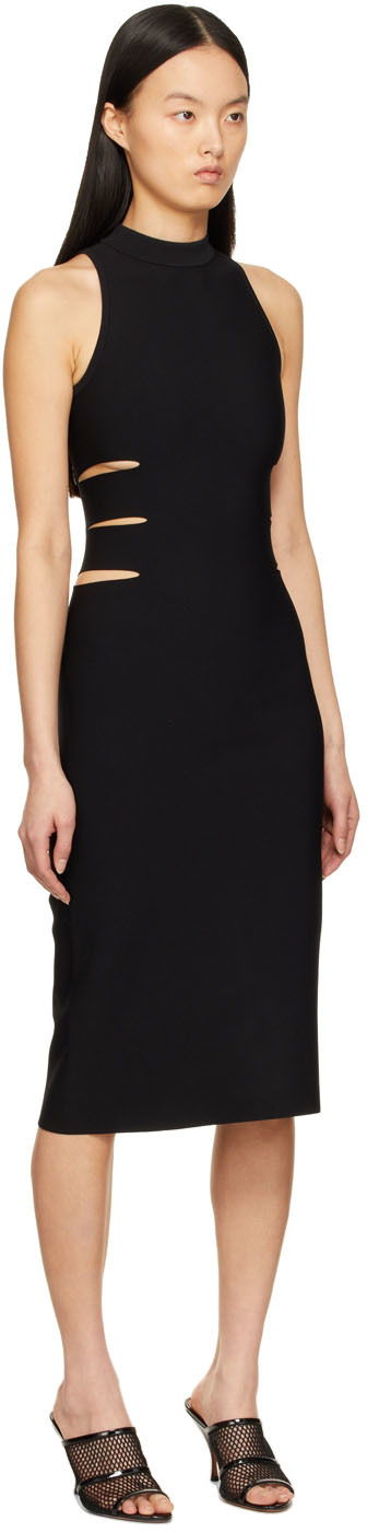 Shop Alaïa Black Tube Dress In 995 Alaia Black