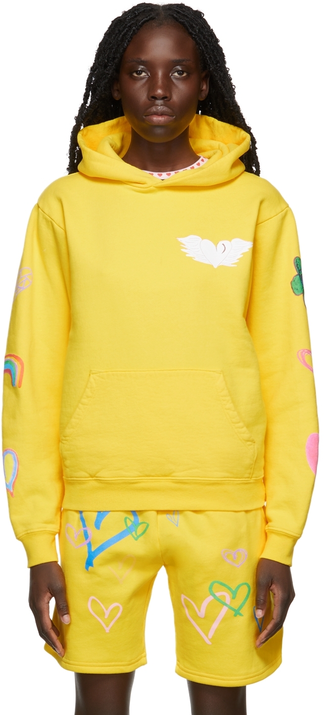 Kids Worldwide Yellow 'Love You' Hoodie