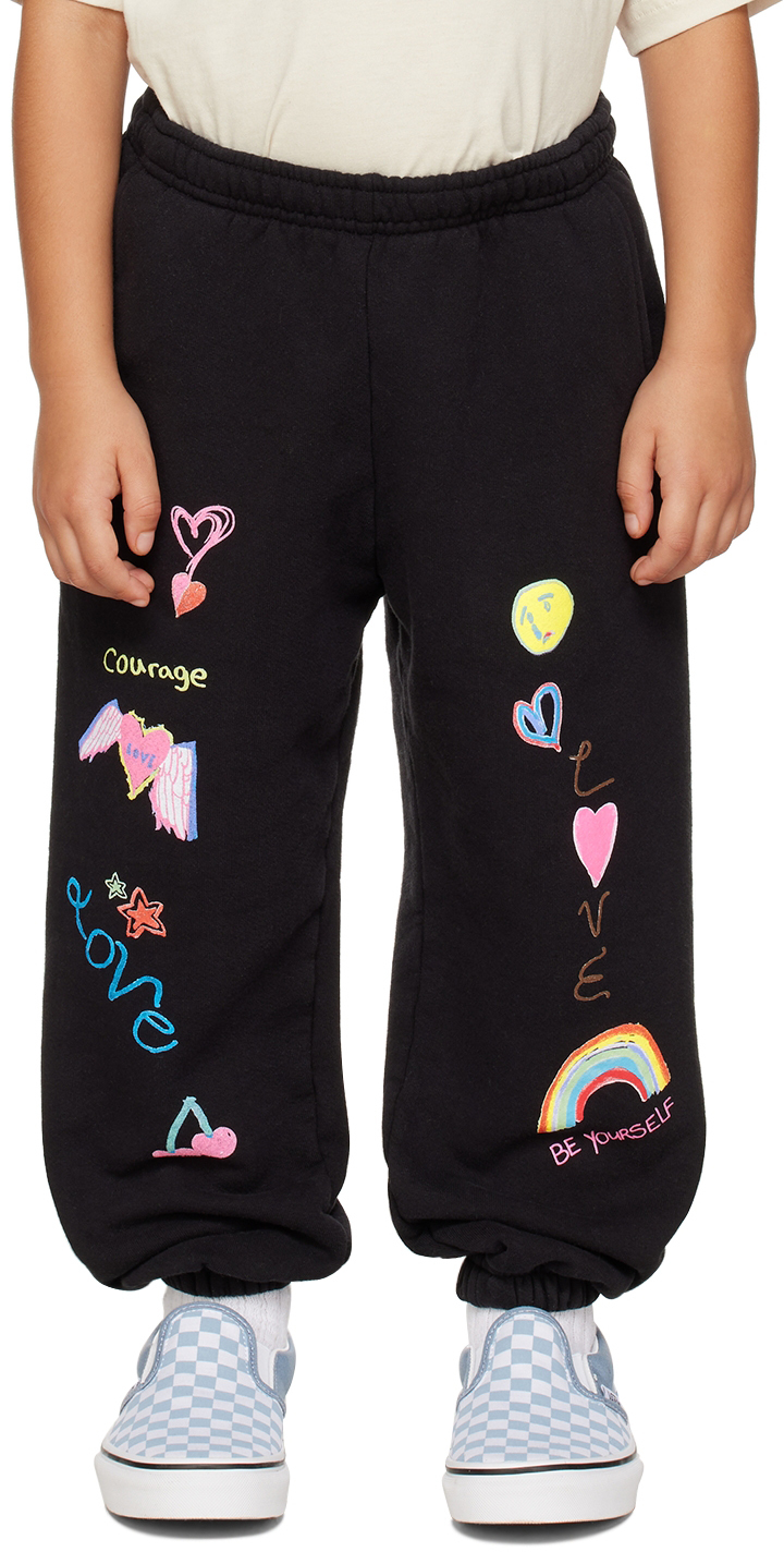 Ssense Kleidung Hosen & Jeans Lange Hosen Cargohosen Kids Black Logo Pocket Pants 