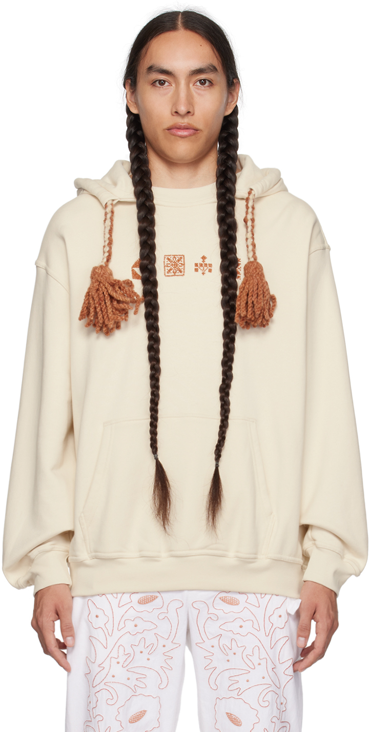 ADISH: Off-White Ared Hoodie | SSENSE Canada