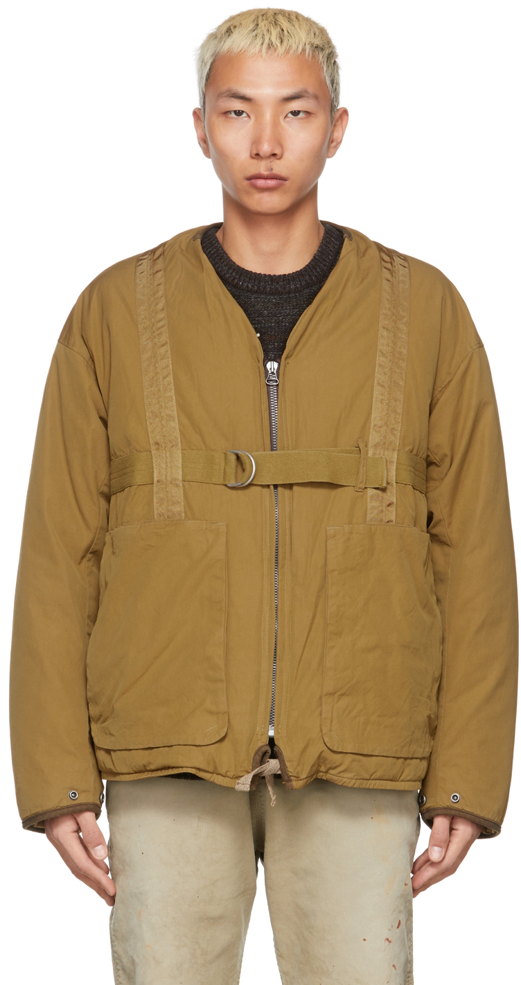 Visvim Khaki Down Harrier Rig Jacket | Smart Closet