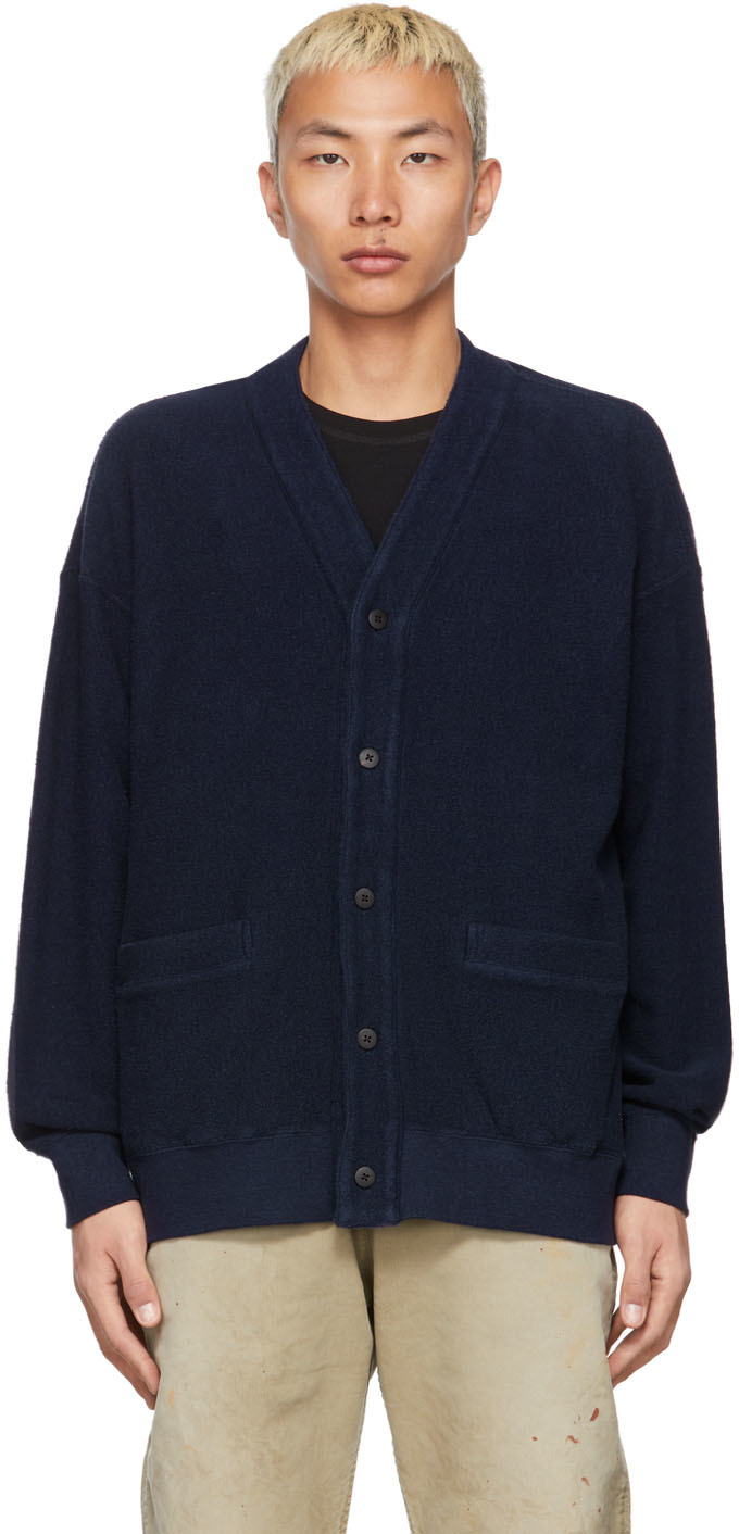 パステルオリーブ visvim ビズビム SELMER LONG CARDIGAN カーディガン