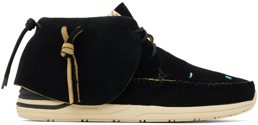 Black Lhamo Folk Shoes by visvim on Sale