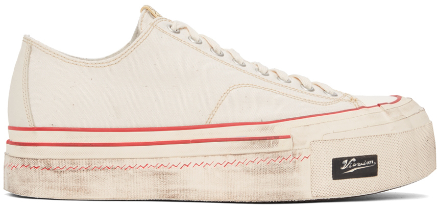 Visvim Off-White Skagway Lo Patten Sneakers | Smart Closet