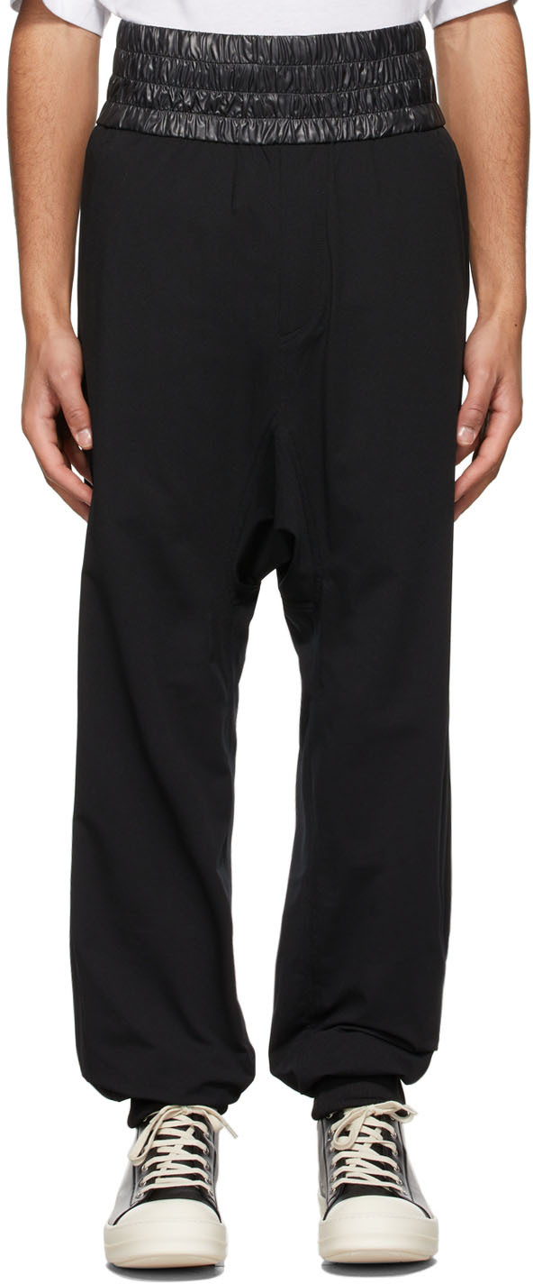 Jerih Black Linen Boxing Lounge Pants ModeSens