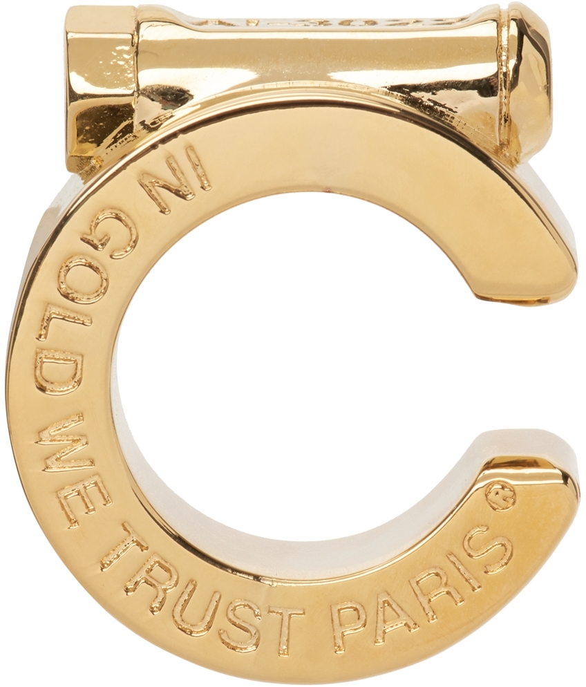 【関税込み】IN GOLD WE TRUST PARIS ゴールド Piston イヤカフ IN GOLD WE TRUST PARISのゴールド Piston イヤカフがセール中