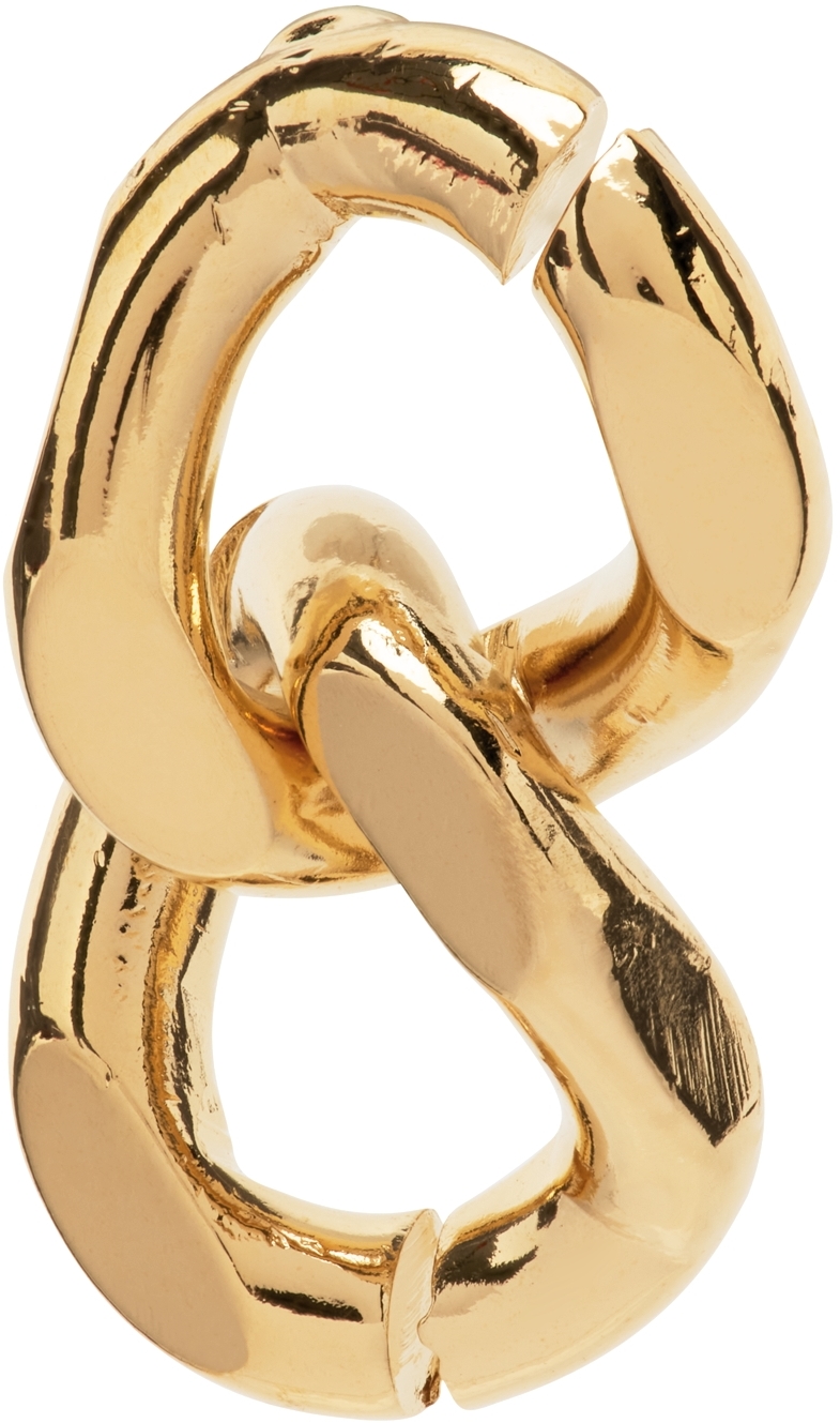 Metallic Womens Mens Jewellery Mens Earrings and ear cuffs In Gold We Trust Usb-c Hoop Earring in Silver 