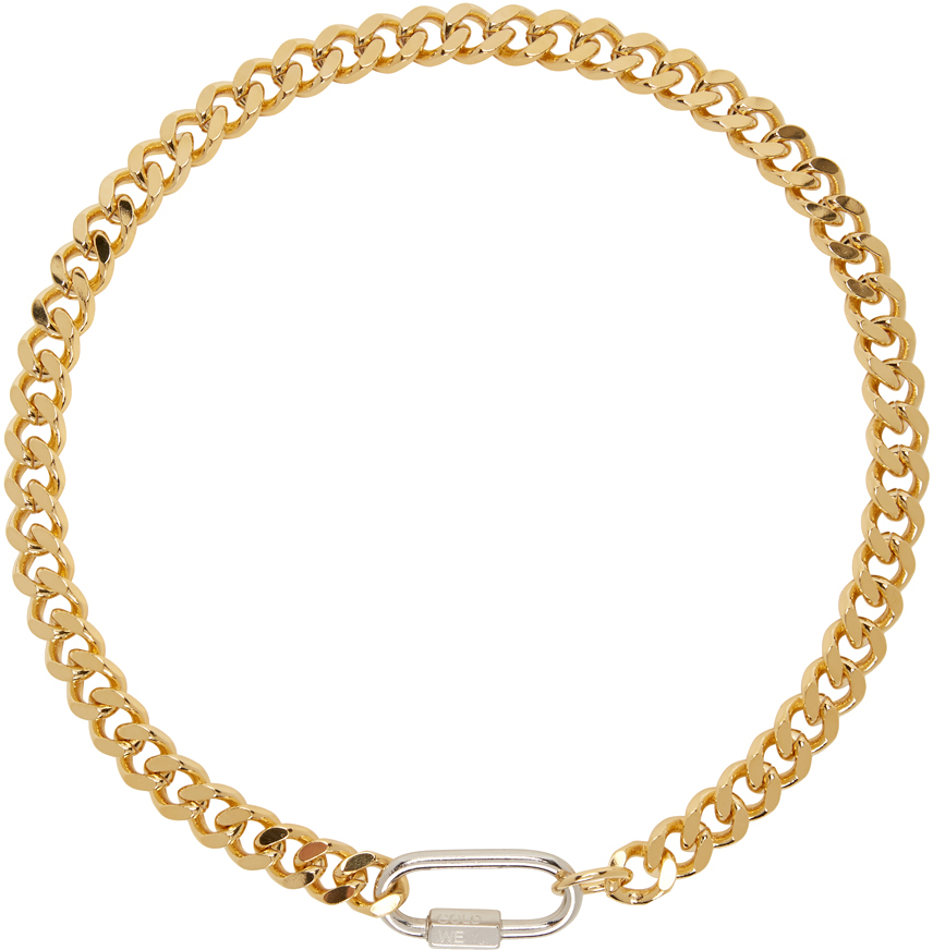 Ssense Uomo Accessori Gioielli Collane Gold Round Chain Necklace 