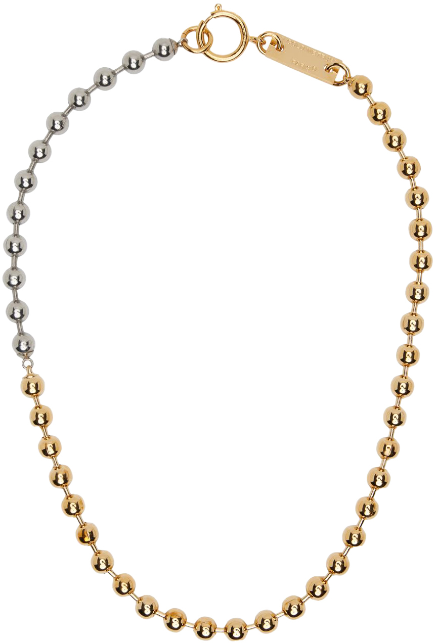 IN GOLD WE TRUST PARIS Gold Bold Ball Chain Necklace