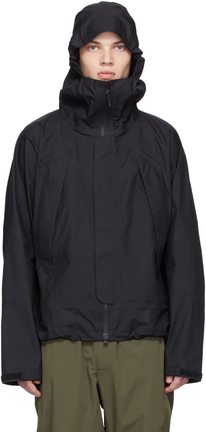 Goldwin: Black Fly Air Jacket | SSENSE