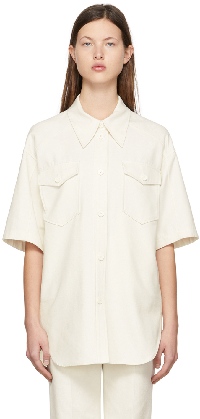 System Off-White Cotton Shirt