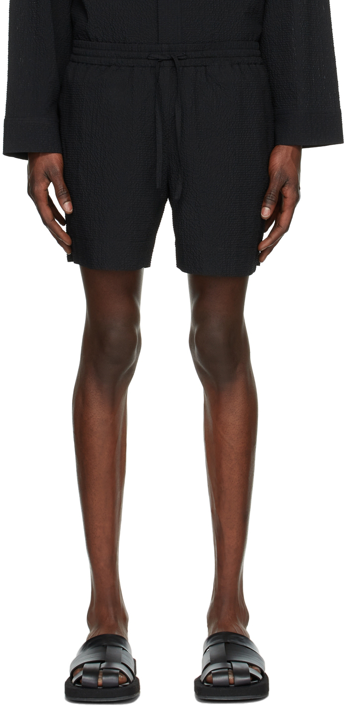 LE17SEPTEMBRE SSENSE Exclusive Black Easy Shorts