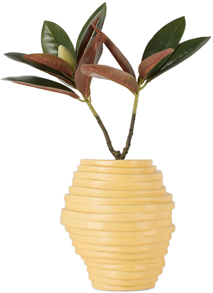 Project 213a Yellow Alfonso Vase, 5.5 L