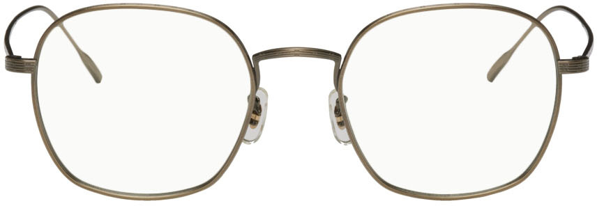 Oliver Peoples Silver Adès Glasses | Smart Closet