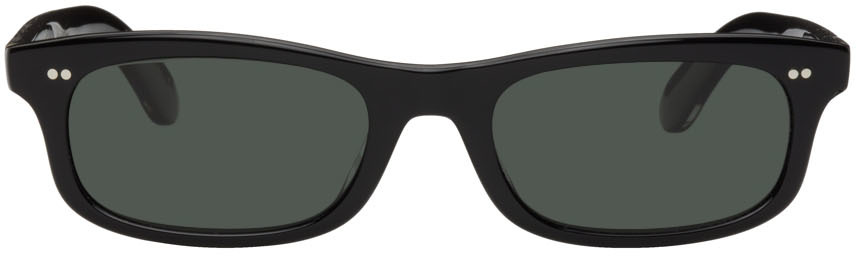 Oliver Peoples: Black Fai Khadra Edition Fai Sunglasses | SSENSE