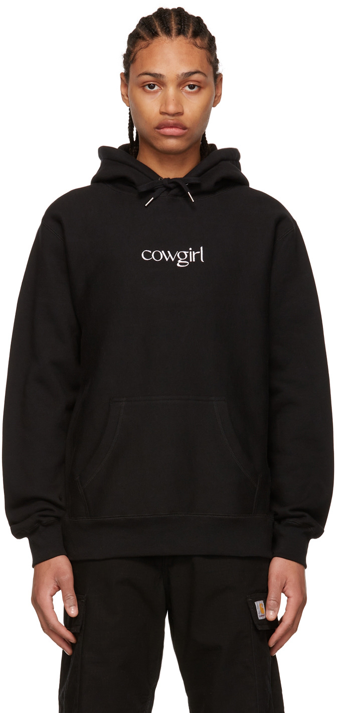 Cowgirl Blue Co Black Cotton Hoodie