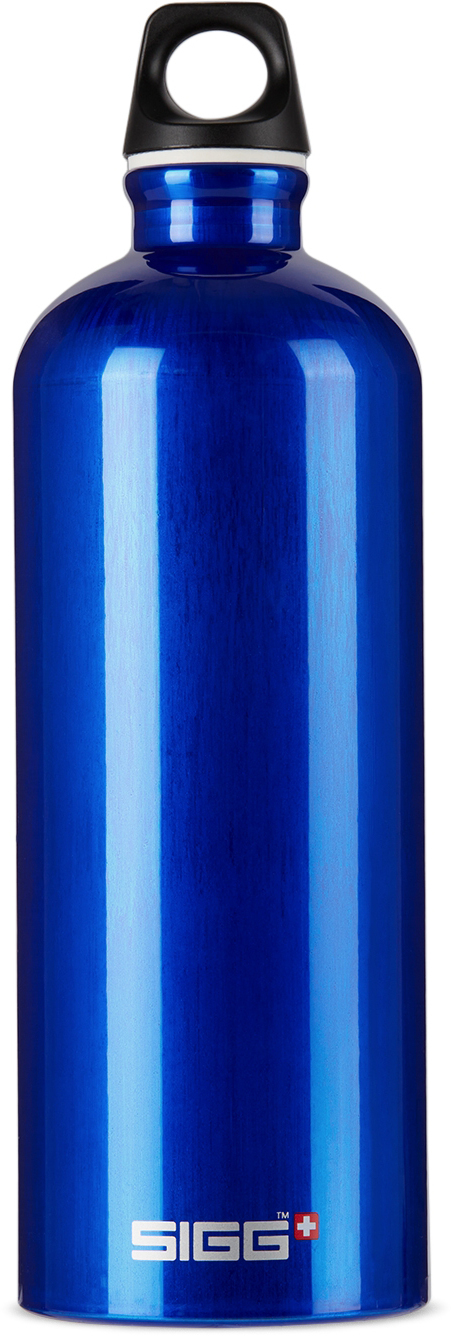 1 Litre Sigg Unisex's Lucid Midnight Touch Water Bottle Blue