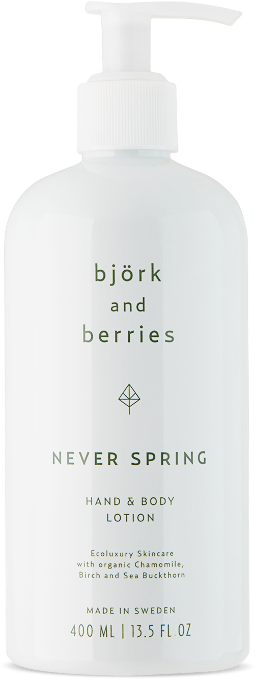 Björk and Berries Never Spring Hand & Body Lotion, 400 mL