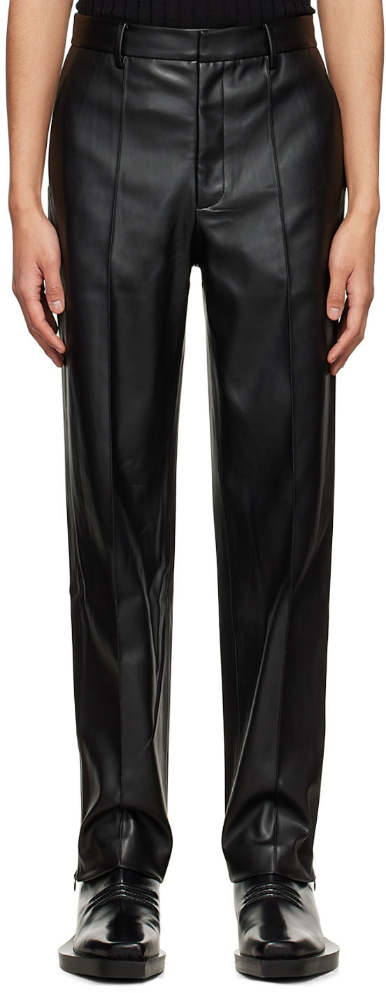 Designer leather pants for Men | SSENSE 