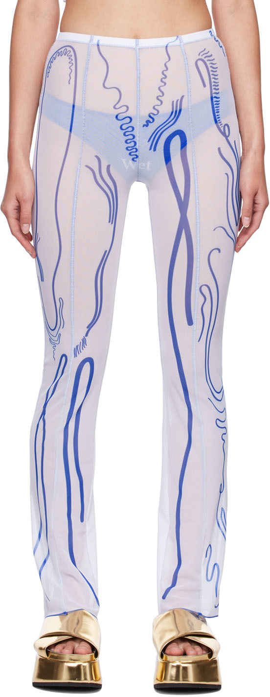 White Venus Shell Trousers