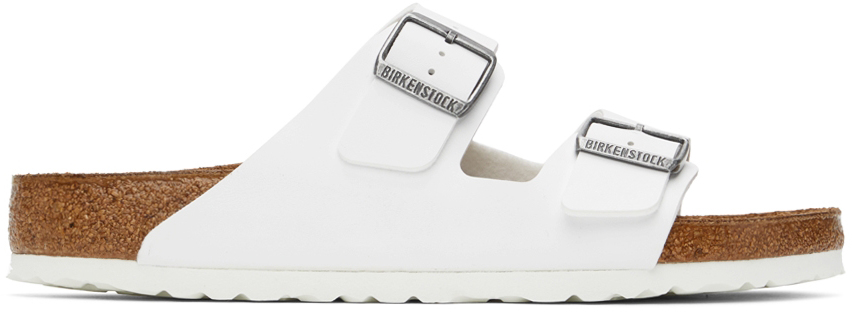 Birkenstock White Arizona Sandals