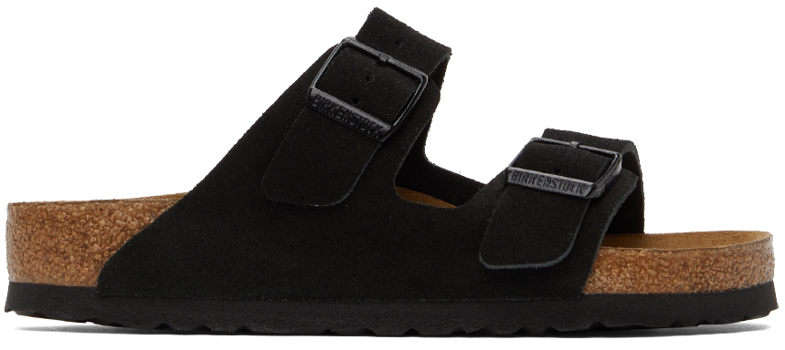 Birkenstock Arizona SFB in Black Suede - 951321