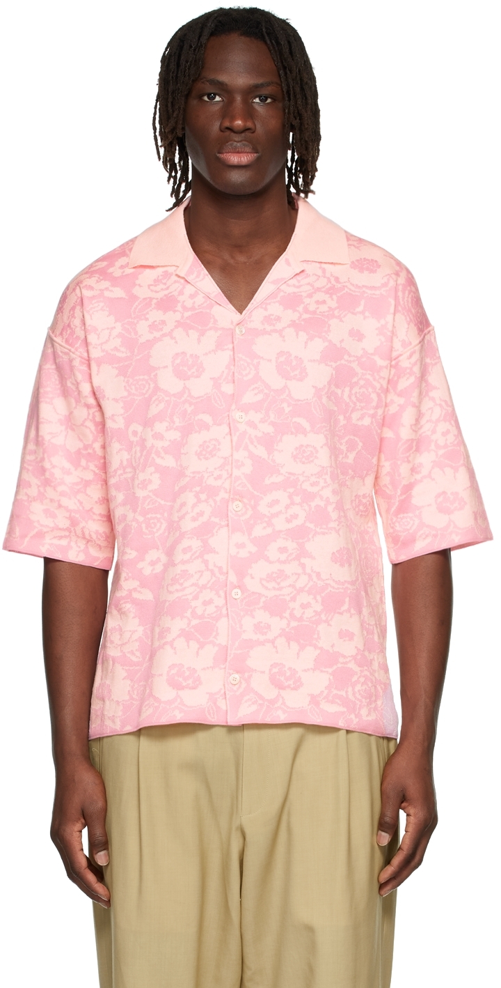 Pink Flowers Tourist Polo Shirt by 