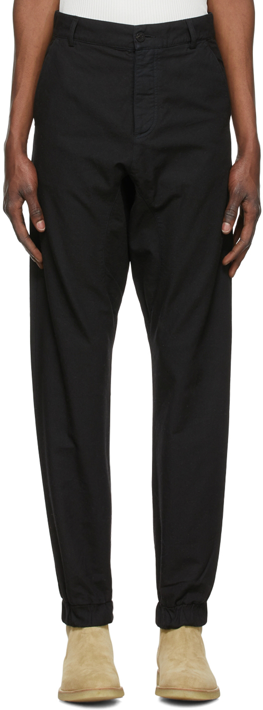 Black Cotton Trousers